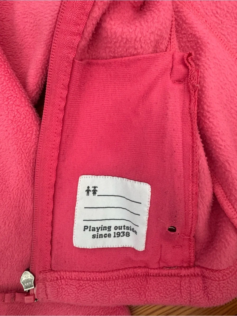 Columbia Kids Pink Full-Zip Fleece Jacket size XS (6-6x)